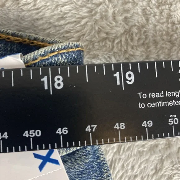 Arizona Jeans Mens 36x36 Flex Relaxed Straight Sits Below Waist Blue Denim - Picture 10 of 16